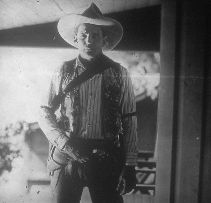 Buck Jones in Bar Nothing (1921) | www.vintoz.com