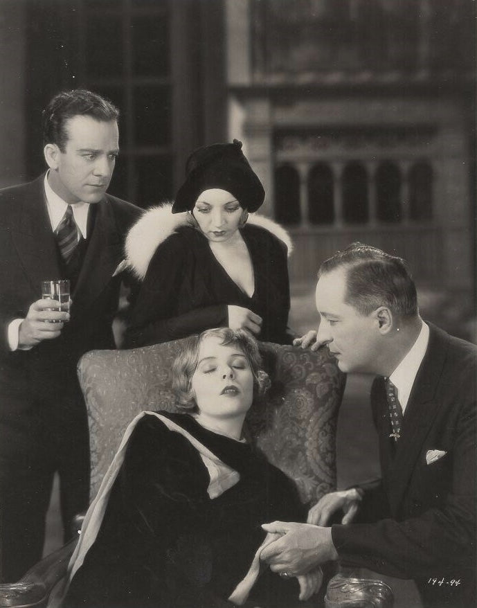 Jack Mulhall, Lee Shumway, Blanche Sweet, and Alice White in Show Girl in Hollywood (1930) | www.vintoz.com