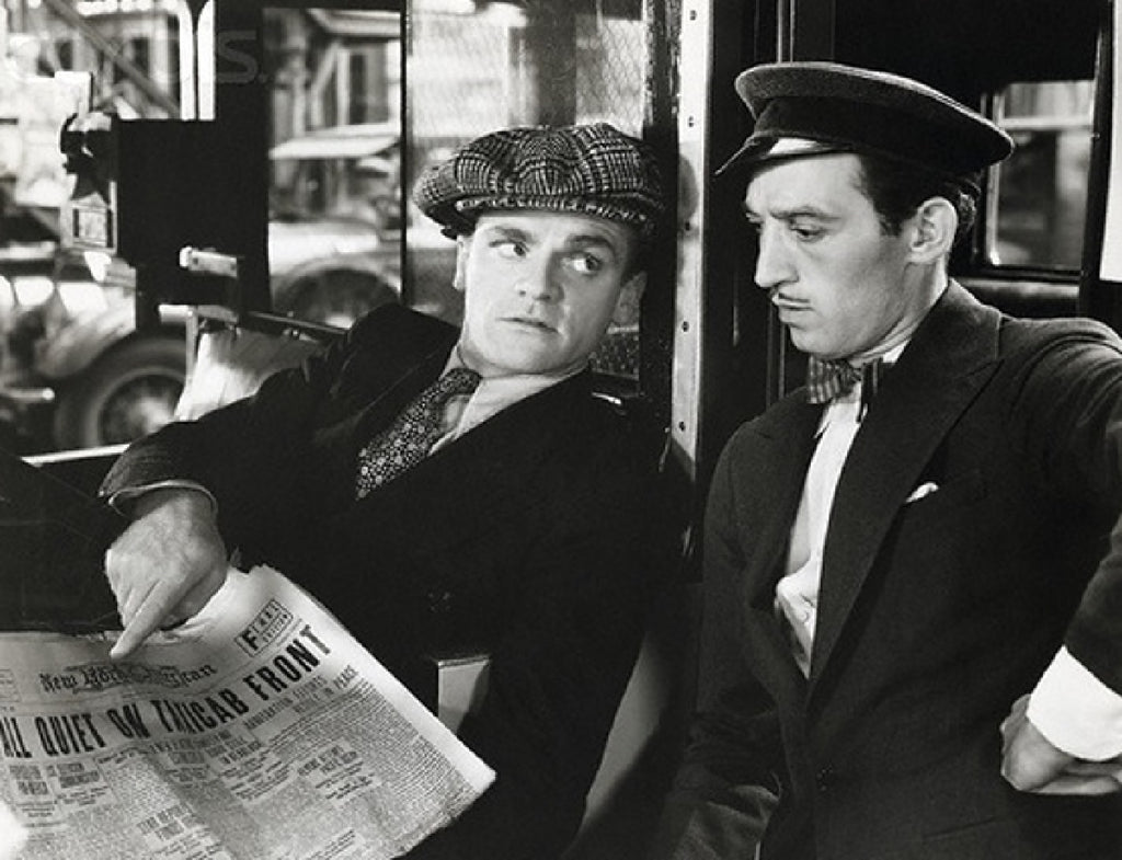 James Cagney and George E. Stone in Taxi (1931) | www.vintoz.com