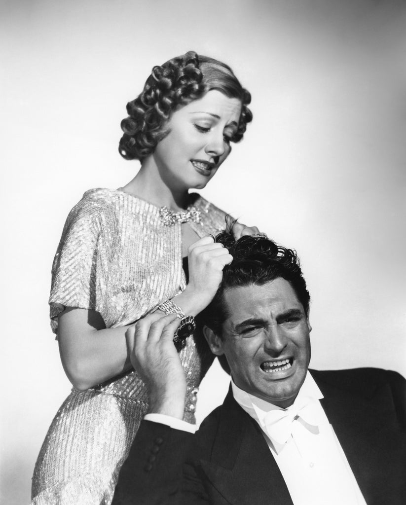 Cary Grant and Irene Dunne in The Awful Truth (1937) | www.vintoz.com