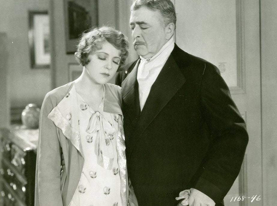 Ruth Chatterton and Robert Edeson in The Doctor's Secret (1929) | www.vintoz.com