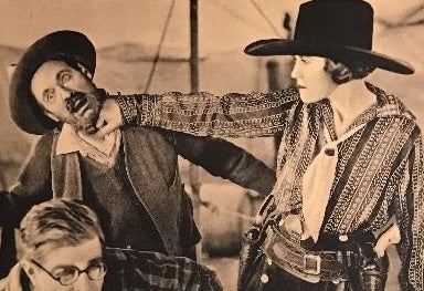 Hoot Gibson, G. Raymond Nye and Josie Sedgwick in The Sawdust Trail (1924) | www.vintoz.com