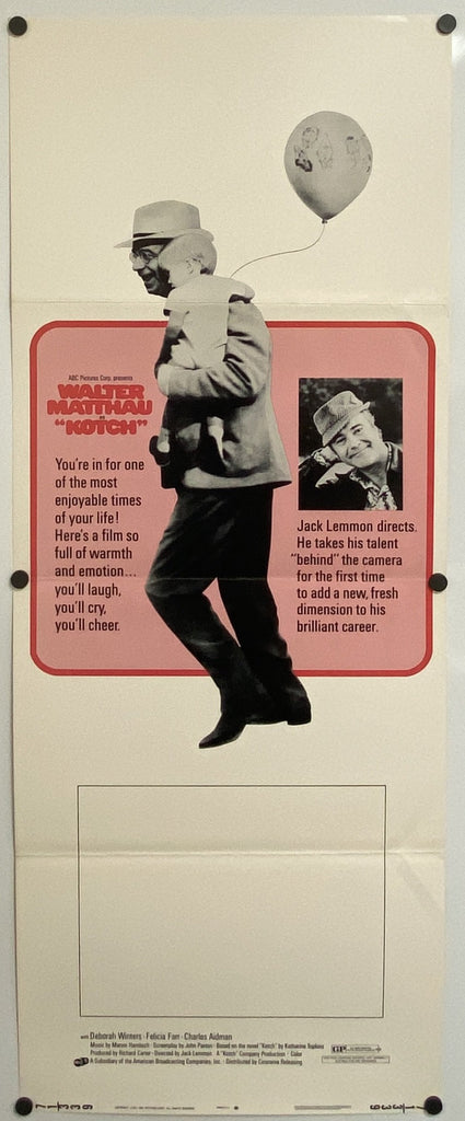 Kotch (1971) Original Vintage Movie Poster by Vintoz.com