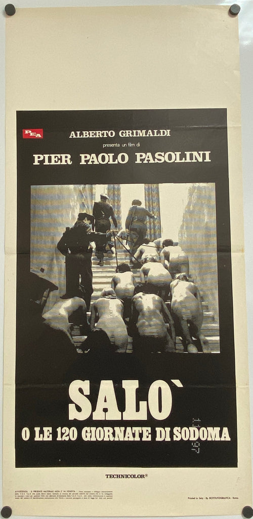Salo or the 120 Days of Sodom (1976) Original Vintage Movie Poster by Vintoz.com