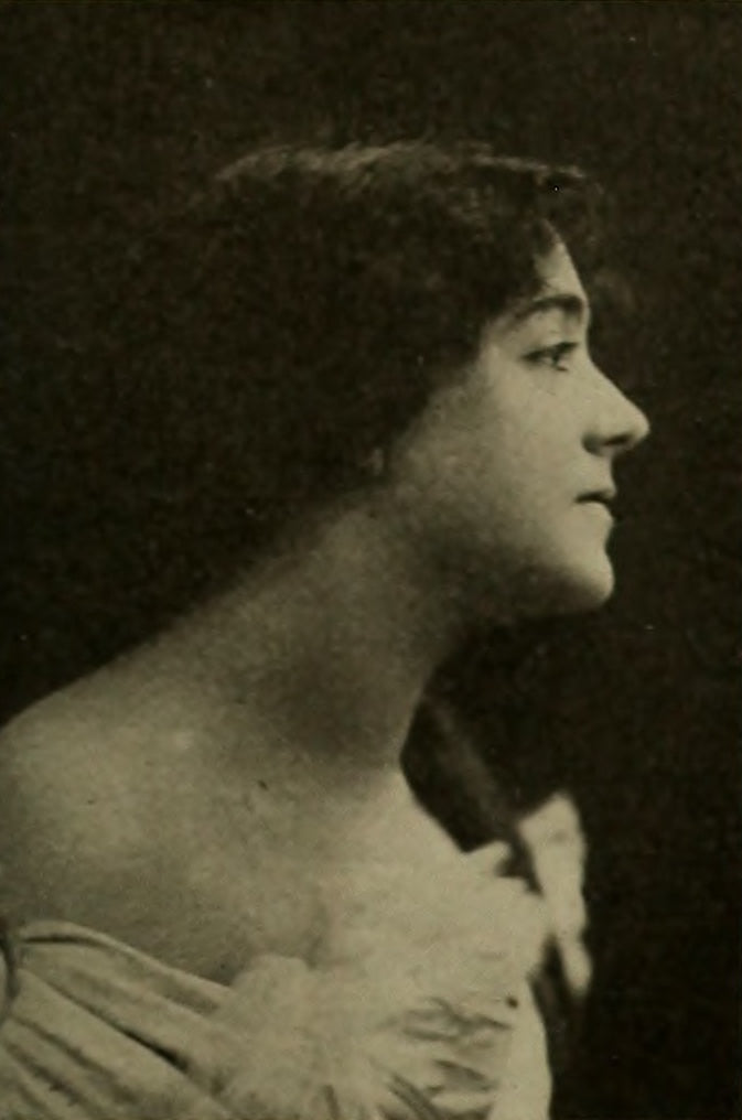 Adrienne Kroell — Sans Grease Paint and Wig (1912) | www.vintoz.com