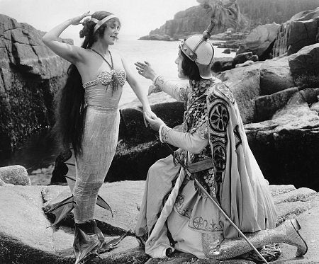 Annette Kellermann and Hugh Thompson (Queen of the Sea, 1918)