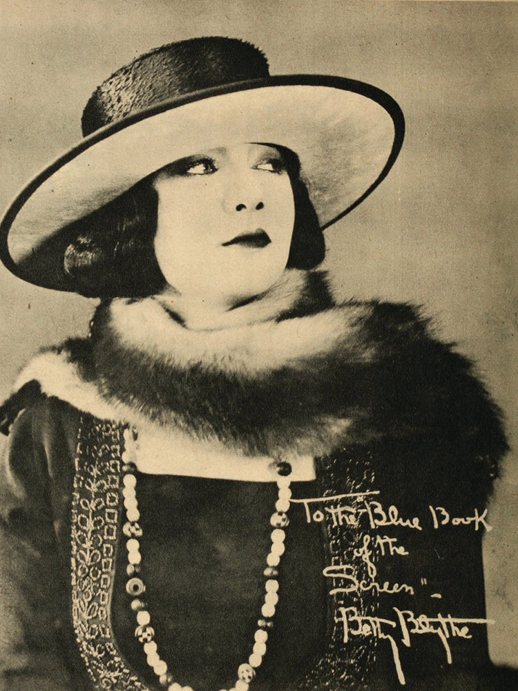 Betty Blythe — Blue Book of the Screen (1923) | www.vintoz.com