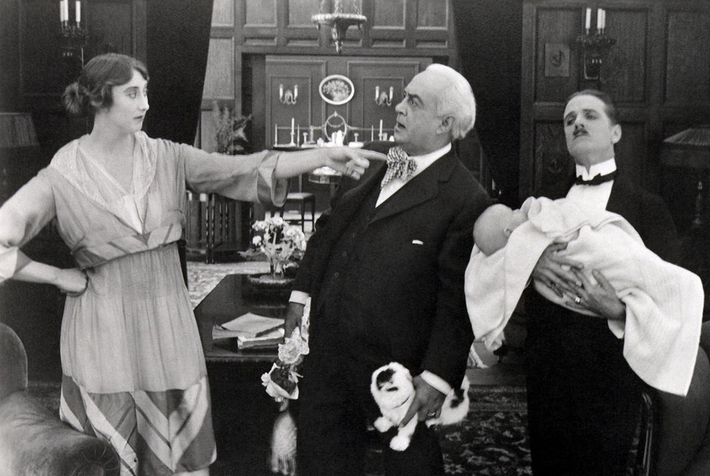Charlotte Greenwood, Herbert Standing and Forrest Stanley in Jane (1915) | www.vintoz.com
