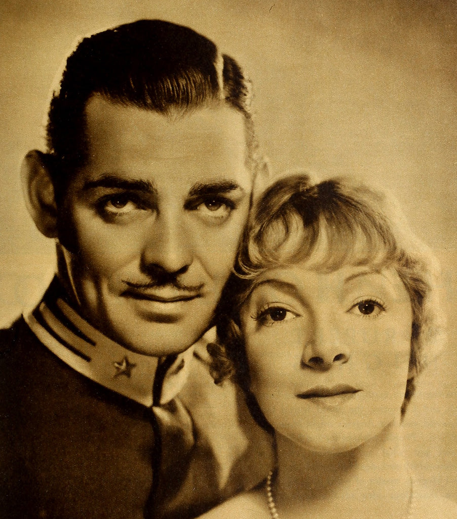 Clark Gable and Helen Hayes (The White Sister, 1933) | www.vintoz.com