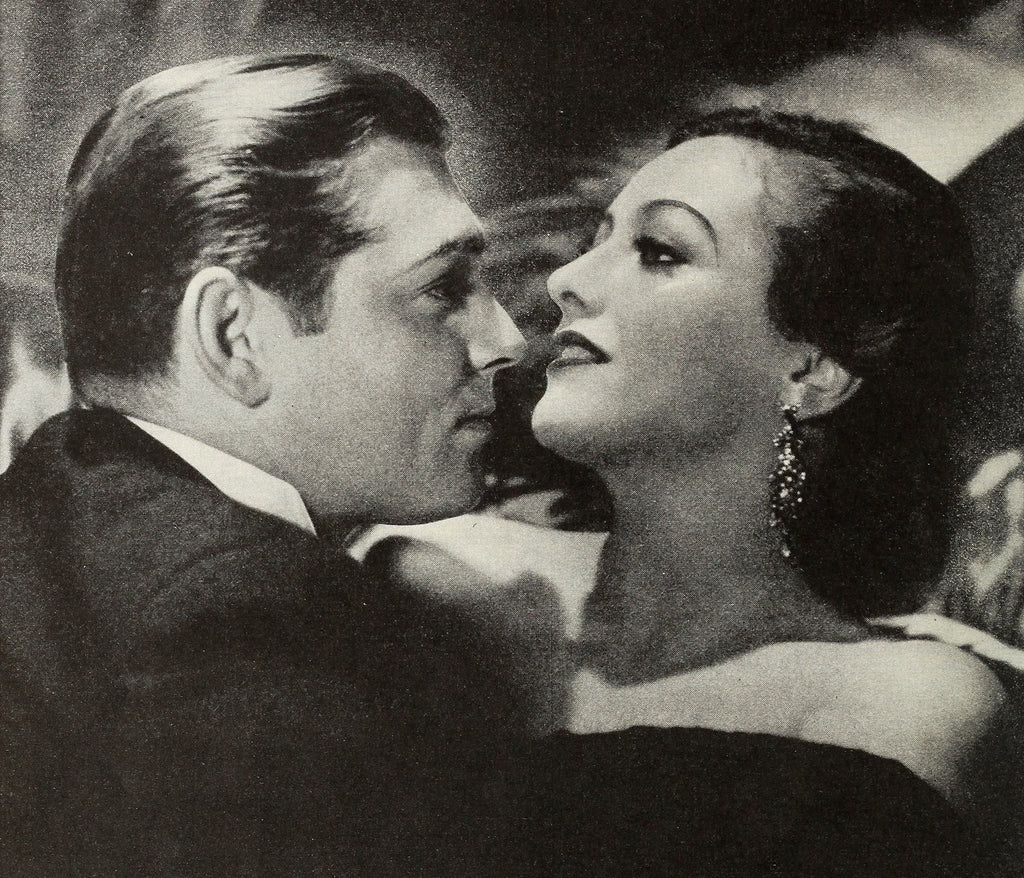 Clark Gable and Joan Crawford (Possessed, 1931) | www.vintoz.com