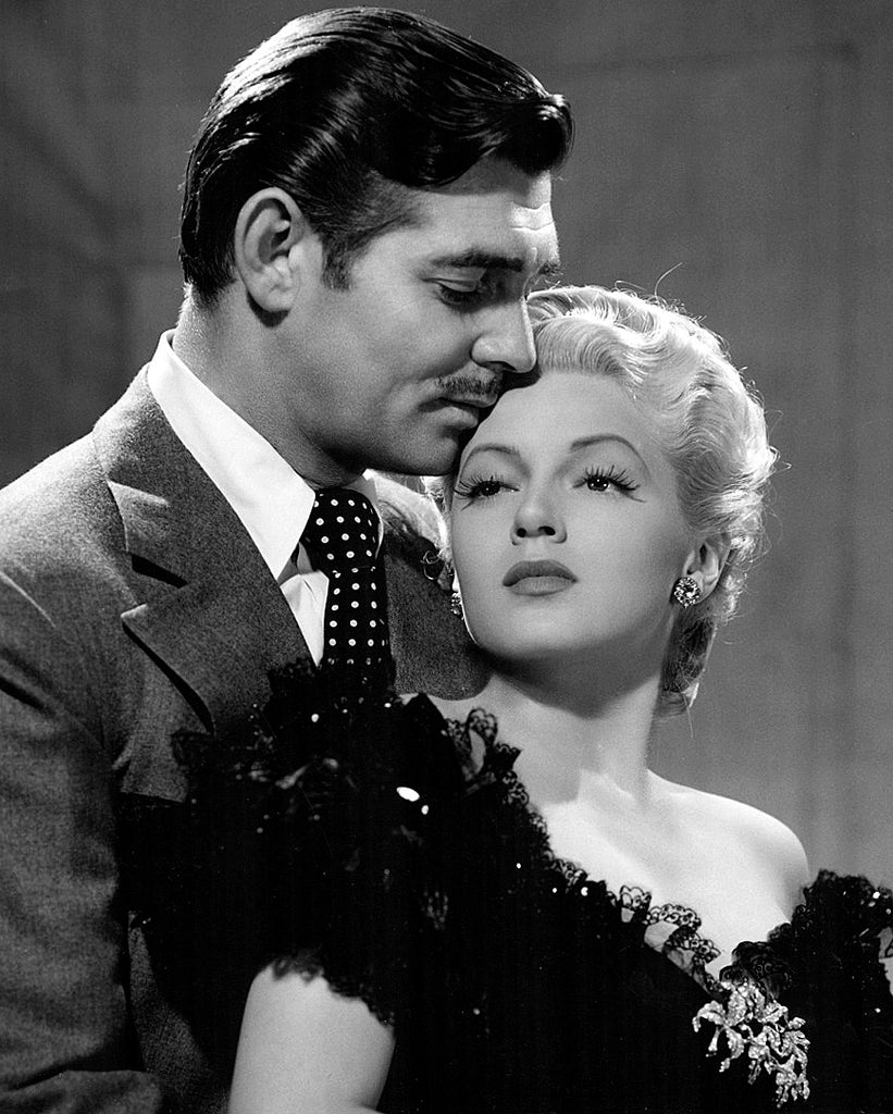Clark Gable and Lana Turner (Honky Tonk, 1941) | www.vintoz.com
