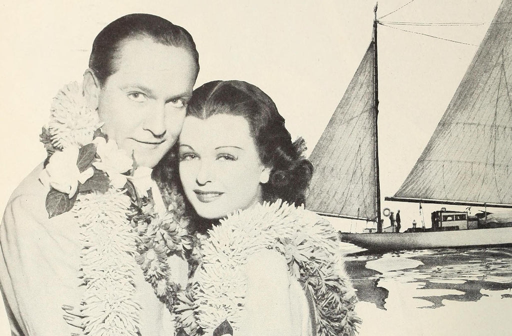 Fredric March and Joan Bennett | www.vintoz.com