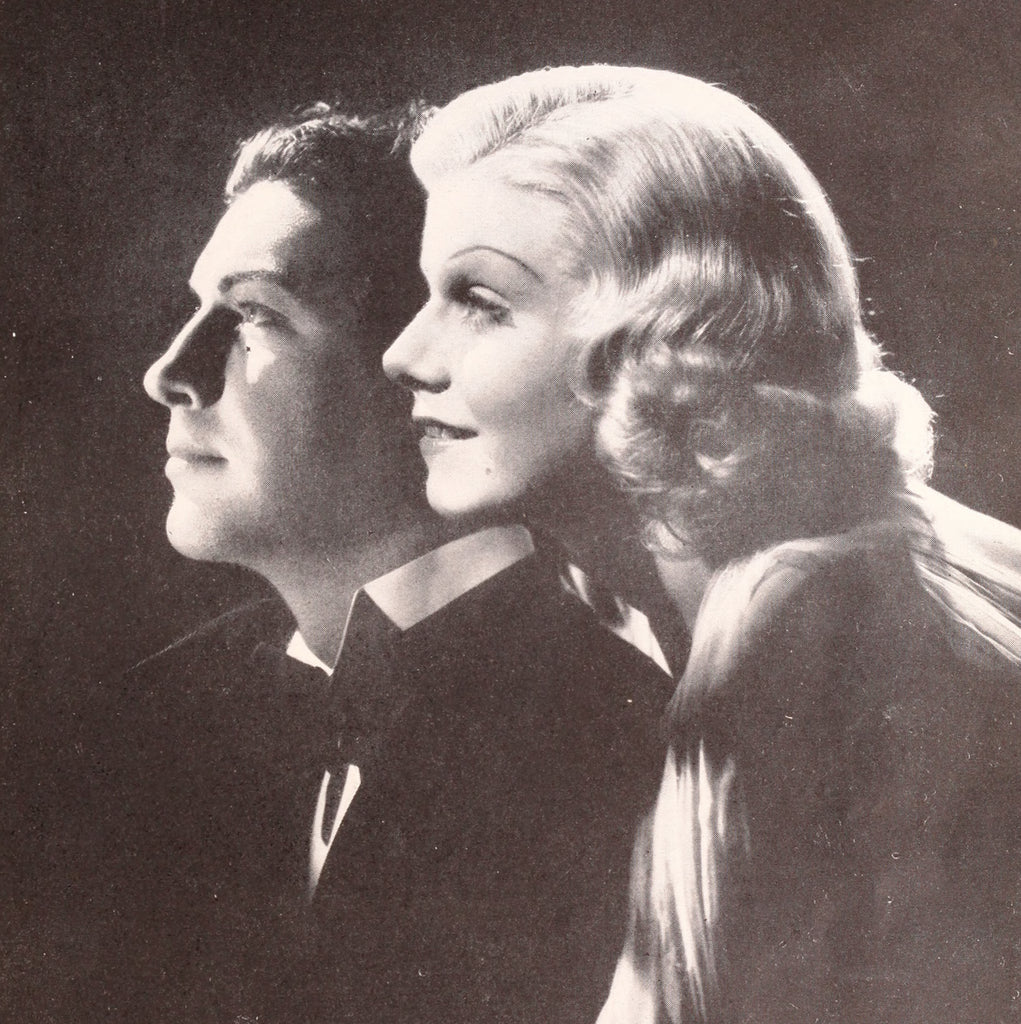 Jean Harlow and Robert Taylor (Personal Property, 1937) | www.vintoz.com