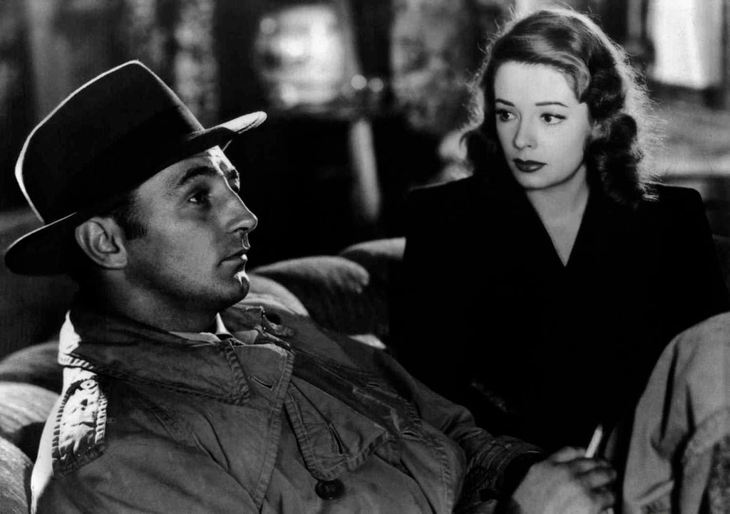 Robert Mitchum and Jane Greer (Out of the Past, 1947) | www.vintoz.com