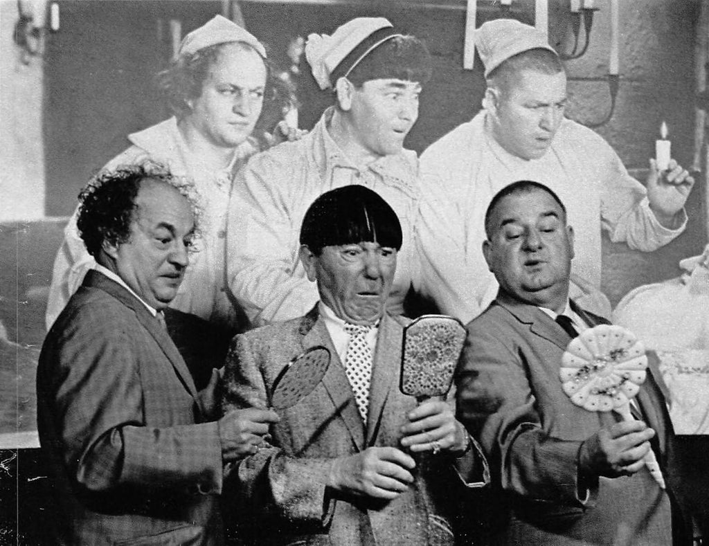 The Three Stooges — Give’em a Bop on the Casaba (1965) | www.vintoz.com