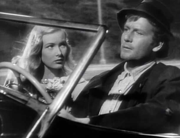 Veronica Lake and Joel McCrea (Sullivan's Travels, 1941) | www.vintoz.com