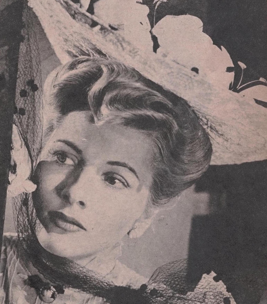 The Curtain Rises on Joan Fontaine (1947) | www.vintoz.com