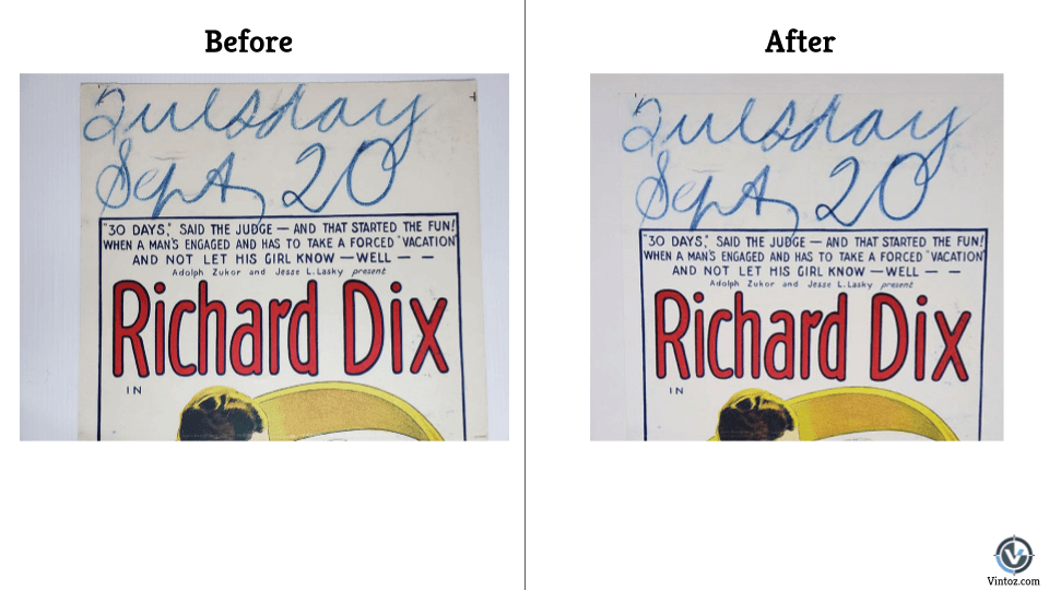 Professional Movie Poster Restoration - What to expect 🇺🇸