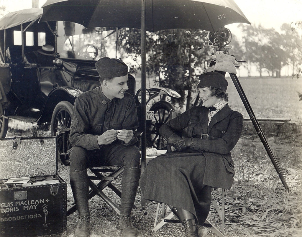 Douglas MacLean and Doris May in Twenty Three and a Half Hours’ Leave (1919) | www.vintoz.com