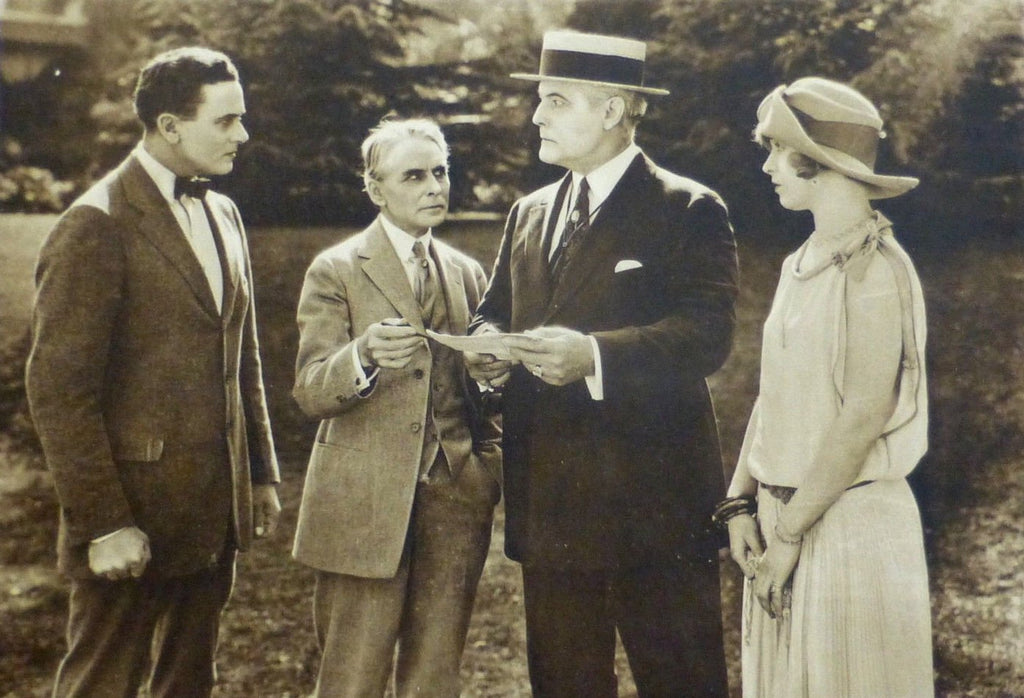 Beatrice Burnham, George F. Marion, Tom McGuire, and Herbert Rawlinson in A Million to Burn (1923) | www.vintoz.com