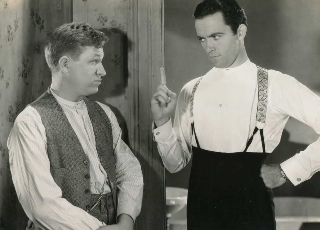 Stuart Erwin and Charles “Buddy” Rogers in Along Came Youth (1930) | www.vintoz.com