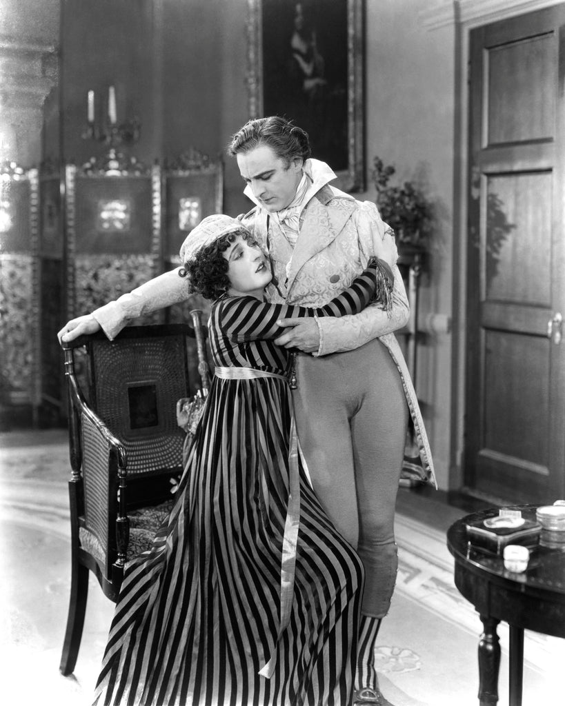 John Barrymore and Carmel Myers in Beau Brummel (1924) | www.vintoz.com