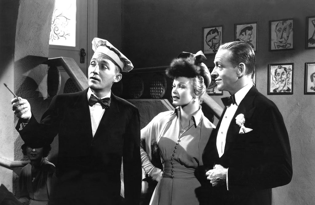 Fred Astaire, Bing Crosby, and Olga San Juan in Blue Skies (1946) | www.vintoz.com