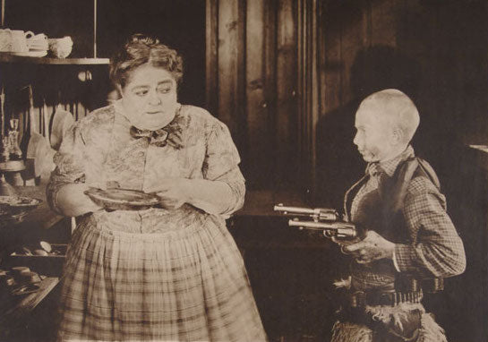 Wesley Barry and Carrie Clark Ward in Bob Hampton of Placer (1921) | www.vintoz.com