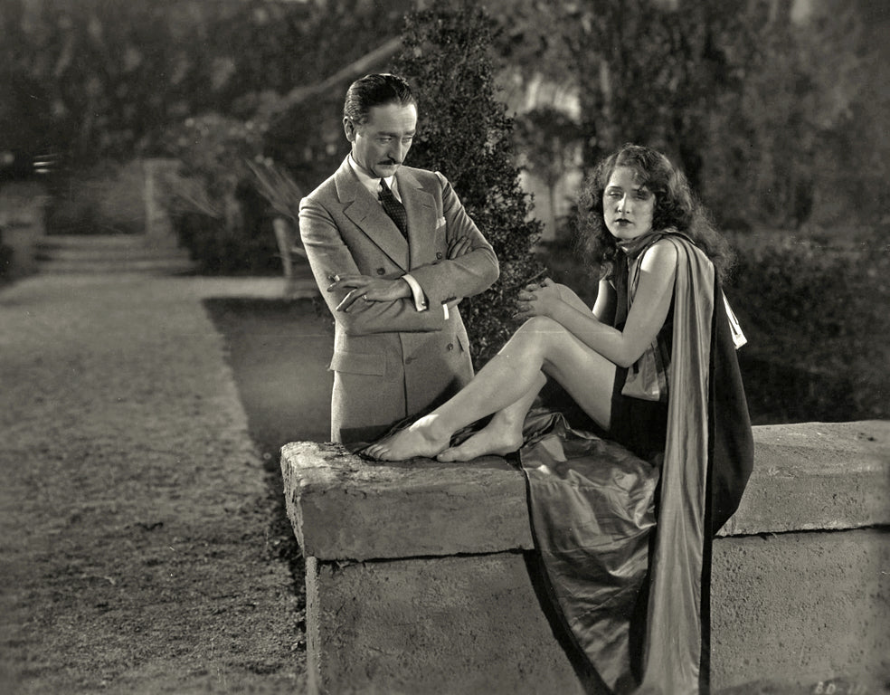 Adolphe Menjou and Norma Shearer in Broadway After Dark (1924) | www.vintoz.com