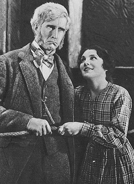 Leatrice Joy and Russell Simpson in Bunty Pulls the Strings (1921) | www.vintoz.com