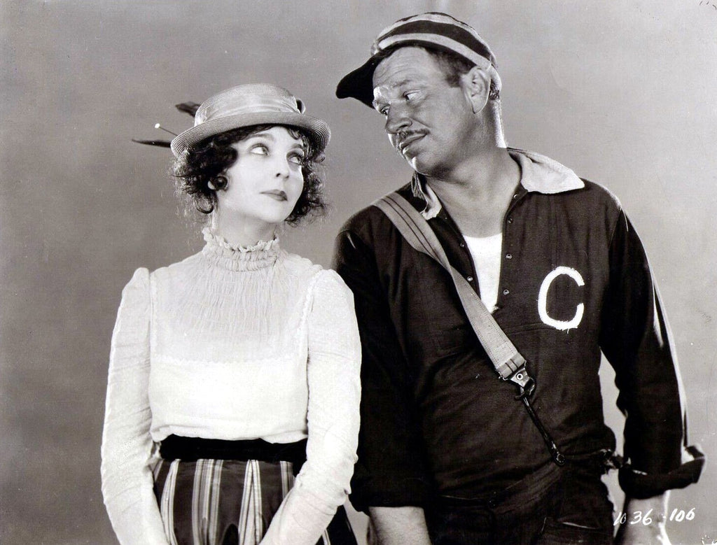 Wallace Beery and Zasu Pitts in Casey at the Bat (1927) | www.vintoz.com