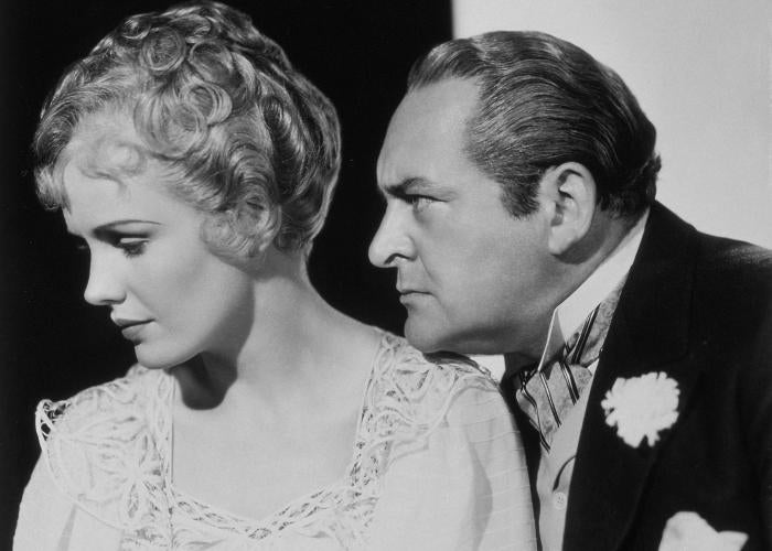 Frances Farmer and Edward Arnold in Come and Get It (1936) | www.vintoz.com