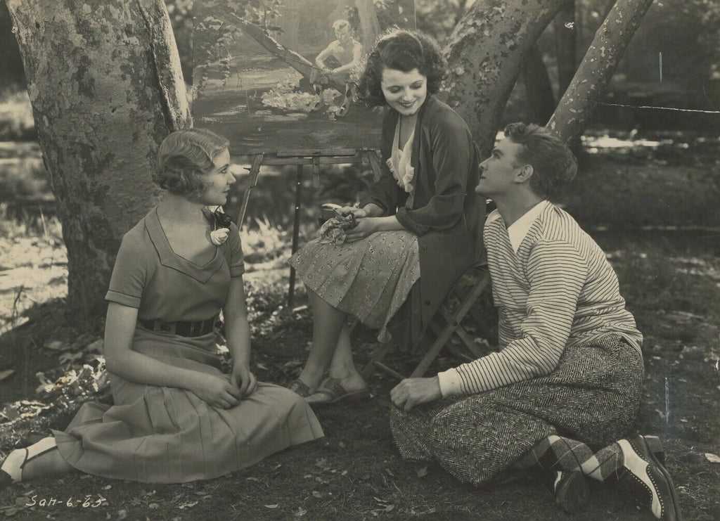 John Arledge, Janet Gaynor, and Una Merkel in Daddy Long Legs (1931) | www.vintoz.com