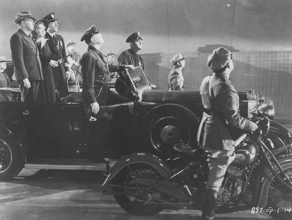 Carole Landis, Raymond Largay and William Pagan in Daredevils of the Red Circle (1939) | www.vintoz.com