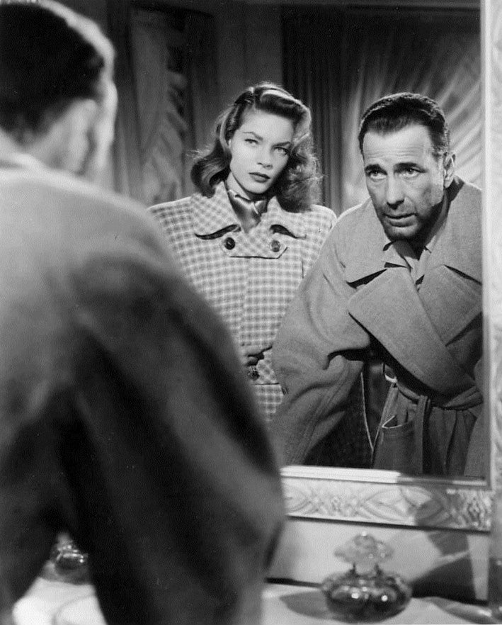 Humphrey Bogart and Lauren Bacall | Dark Passage (1947) | www.vintoz.com