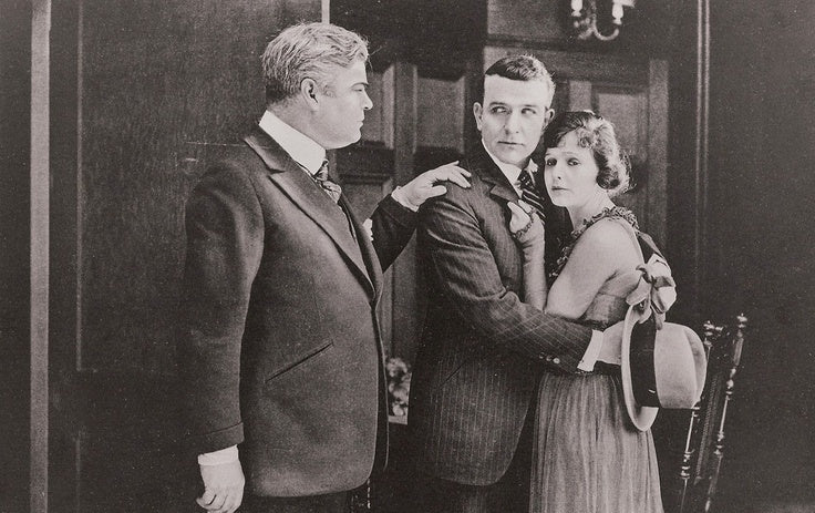Norma Talmadge, Frank Mills and Edwards Davis in De Luxe Annie (1918) | www.vintoz.com