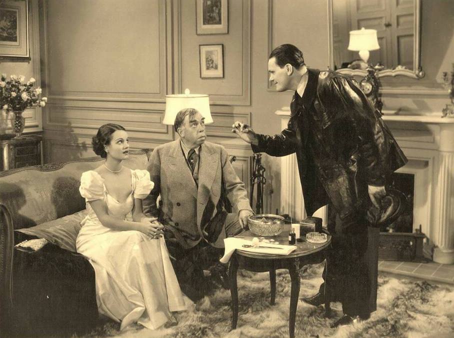 Irvin S. Cobb, Rochelle Hudson, and Warren Hymer in Everybody’s Old Man (1936) | www.vintoz.com