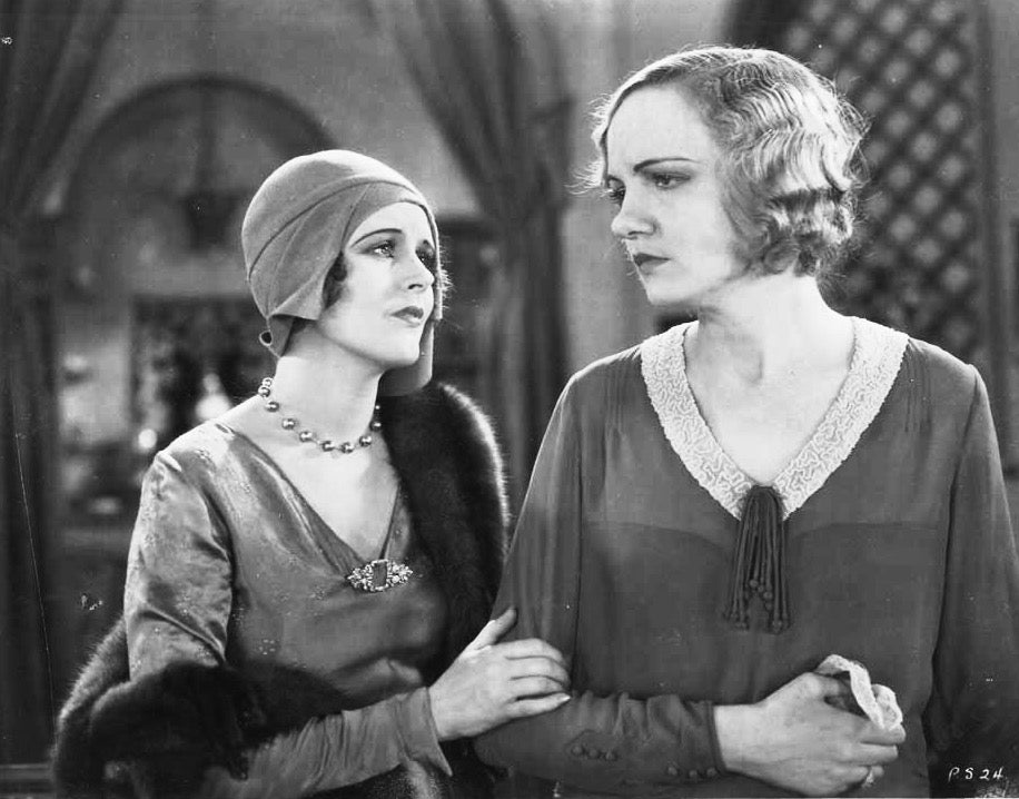 Dolores Costello and Polly Walters in Expensive Women (1931) | www.vintoz.com
