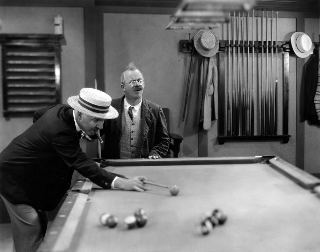 W. C. Fields and Chester Conklin in Fools for Luck (1928) | www.vintoz.com