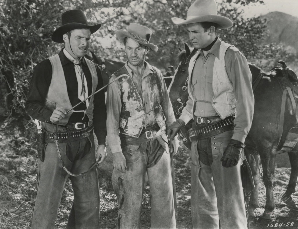 Buster Crabbe, John Patterson and Syd Saylor in Forlorn River (1937) | www.vintoz.com