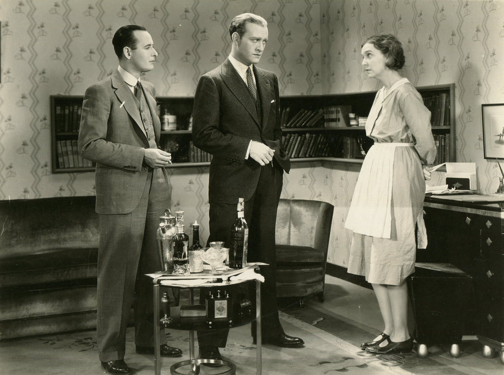 Conrad Nagel, Monroe Owsley and Zasu Pitts in Free Love (1930) | www.vintoz.com