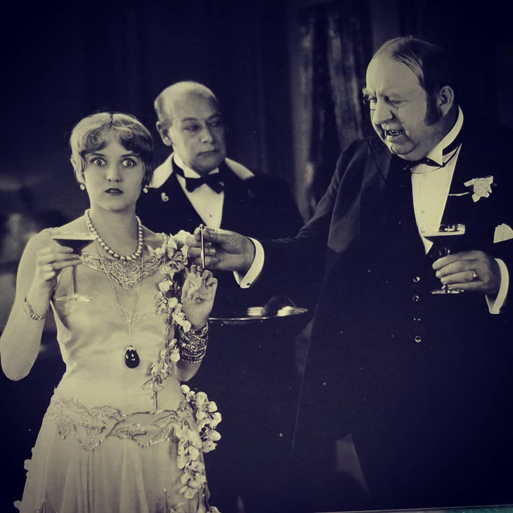 Mack Swain and Ruth Taylor in Gentlemen Prefer Blondes (1928) | www.vintoz.com