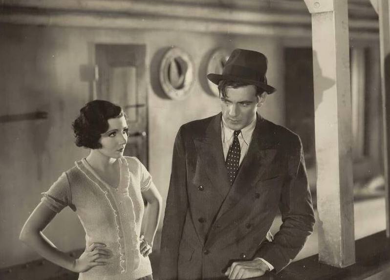 Gary Cooper and Claudette Colbert in His Woman (1931) | www.vintoz.com
