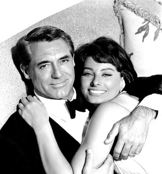 Cary Grant and Sophia Loren in Houseboat (1958) | www.vintoz.com