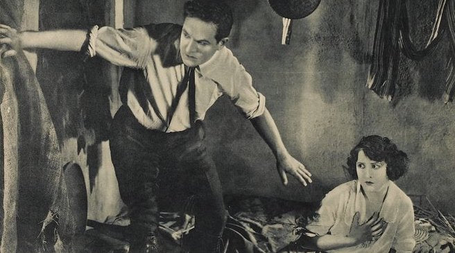 Lucy Fox and Charles Hutchison in Hurricane Hutch (1921) | www.vintoz.com