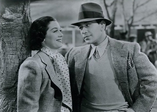 George Raft and Rosalind Russell in It Had to Happen (1936) | www.vintoz.com