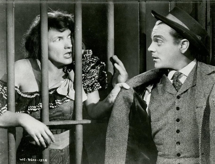 James Cagney and Marjorie Main in Johnny Come Lately (1943) | www.vintoz.com