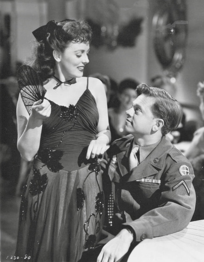 Mickey Rooney and Lina Romay in Love Laughs at Andy Hardy (1946) | www.vintoz.com