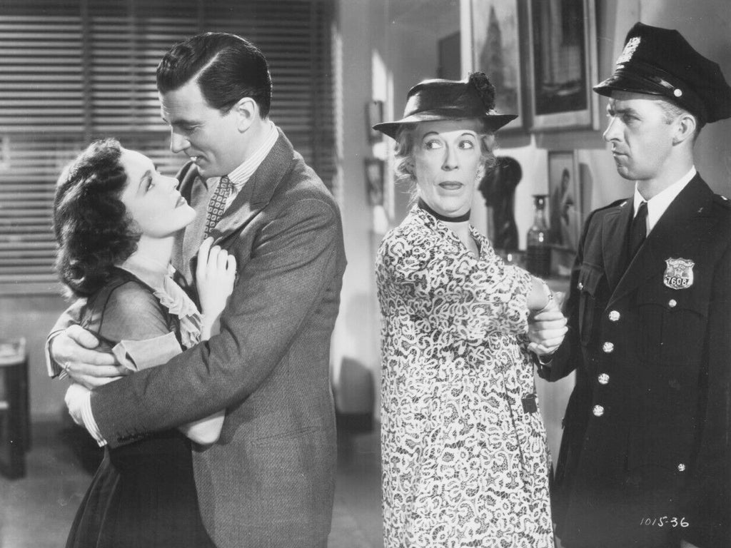Maureen O'Sullivan, Edna May Oliver, Garry Owen, and Walter Pidgeon in My Dear Miss Aldrich (1937) | www.vintoz.com