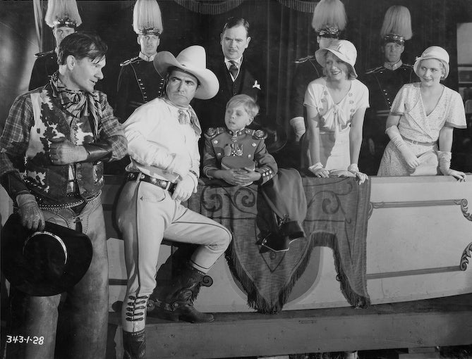 Tom Mix and Mickey Rooney in My Pal, the King (1932) | www.vintoz.com